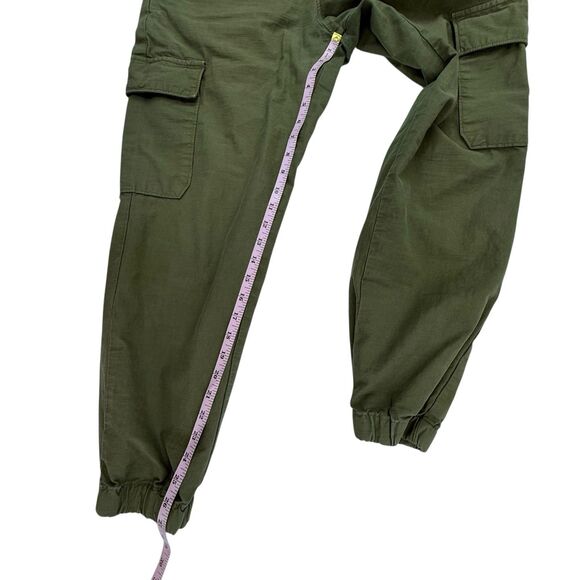 Everlane Cargo Jogger Men Size Medium Organic Cotton Canvas Pant Army Green - Picture 13 of 16